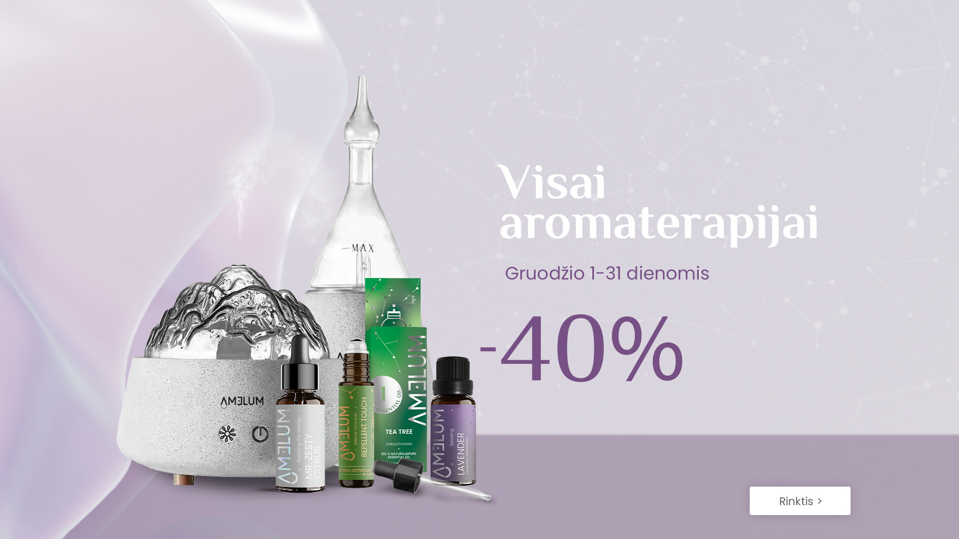 -40% visai aromaterapijai