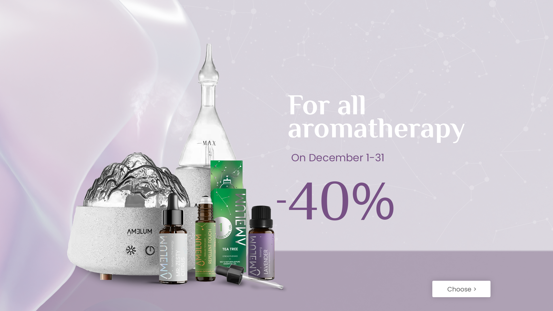 -40% off all aromatherapy